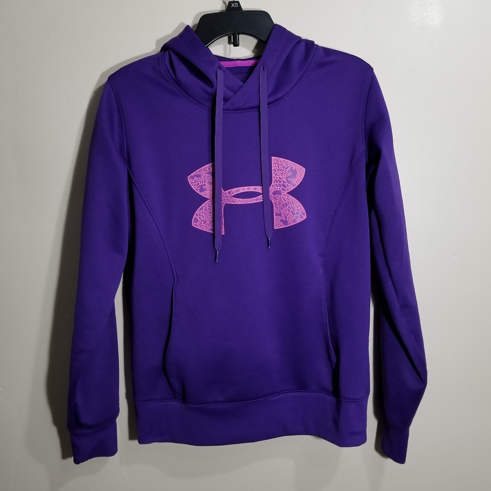 Purple Under Armour hoodie